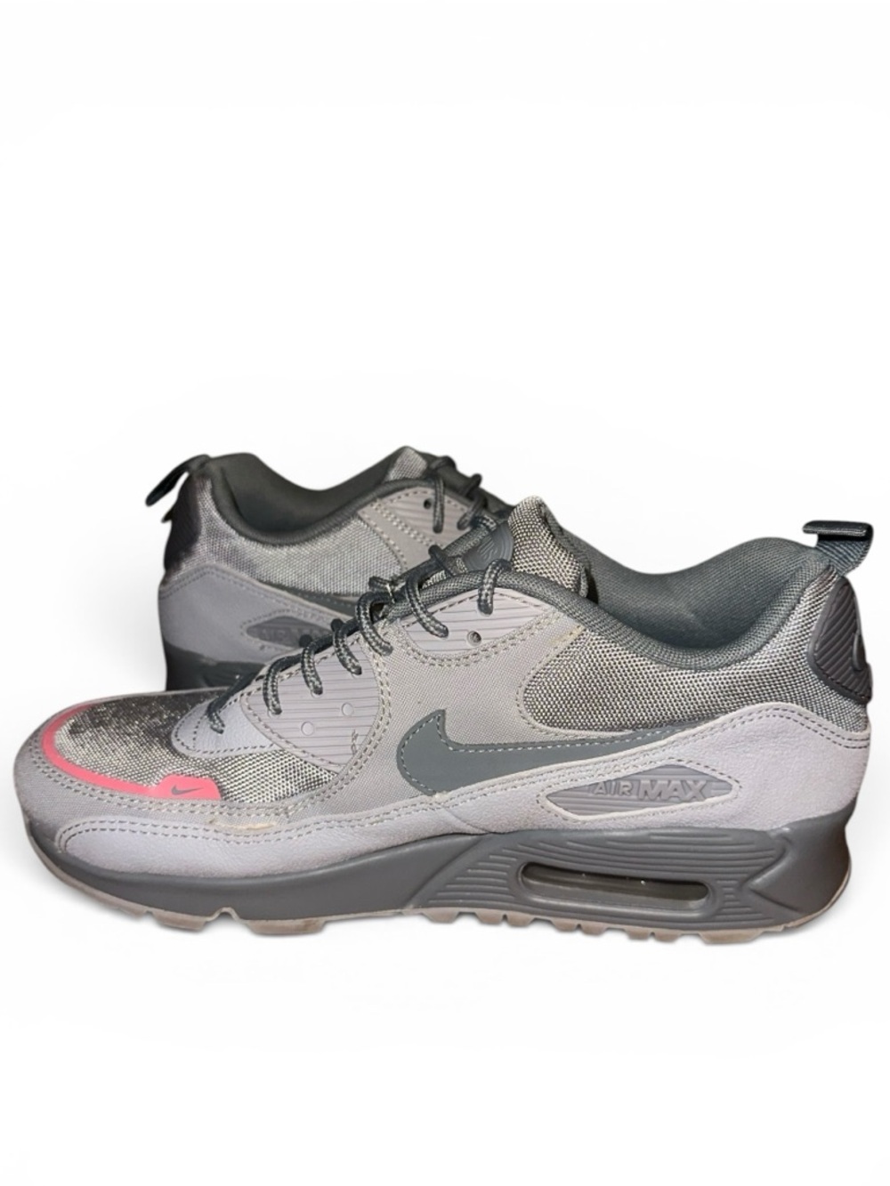 Nike Air Max 90 Surplus Wolf Grey/Cool Grey-Pink Salt Mens Size 8 - Picture 3 of 9
